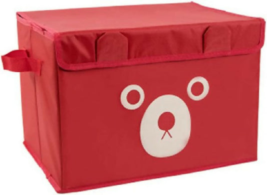 2 Pc Panda Design Folding Storage Bins Quilt Basket Kid Toys Organizer Storage Boxes Cabinet Wardrobe Storage Bag random Color