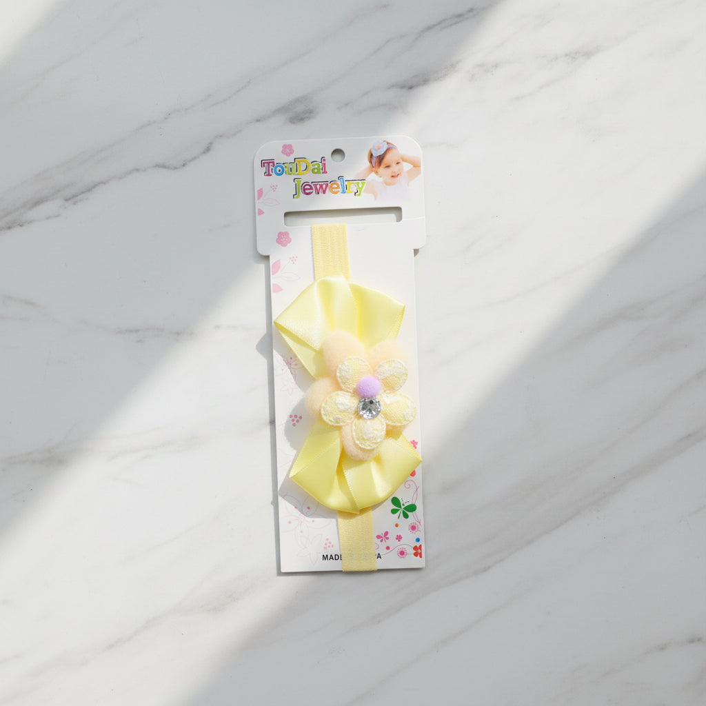 Head Band Silk Flower