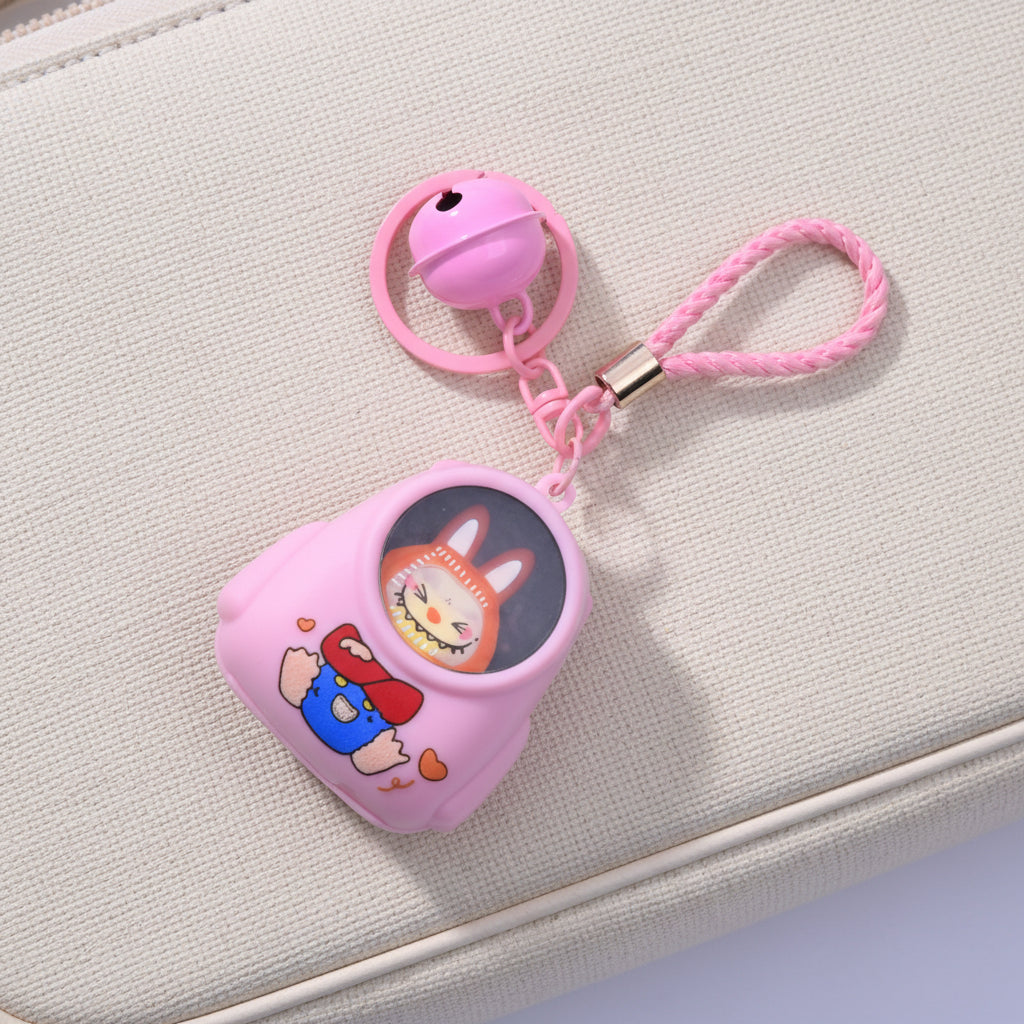 Labubu Light Keychain Pink