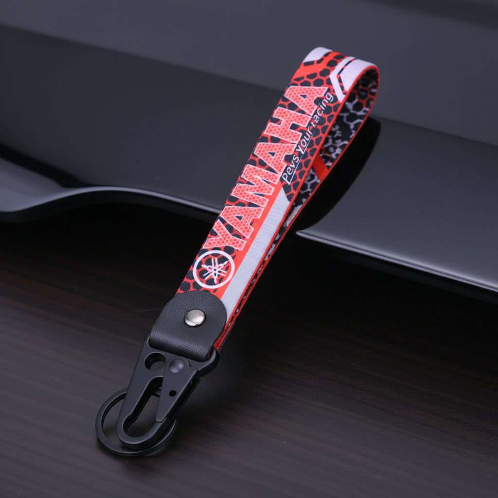 Long Strip Bike Keychain Yamaha