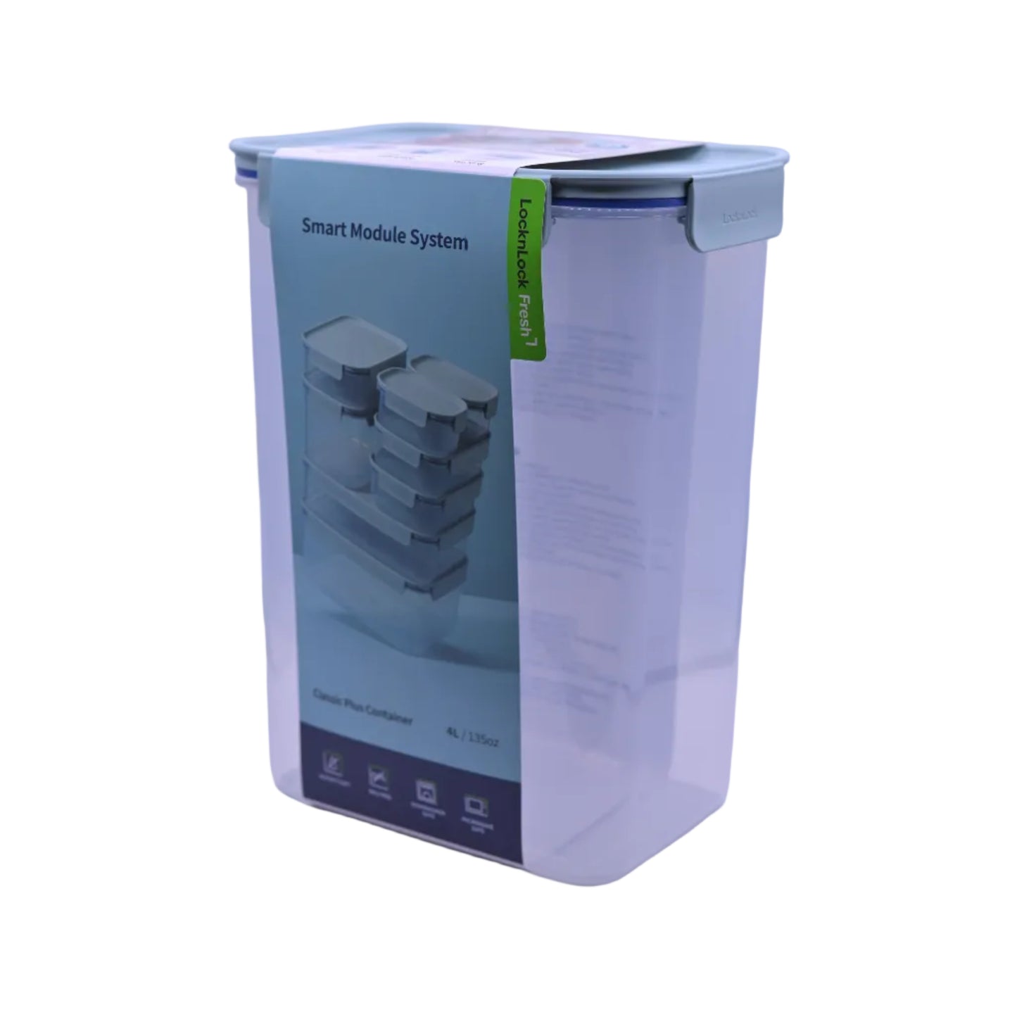 Classic Plus Rectangular Storage Container 4.0L MIT LHPL405HMIT