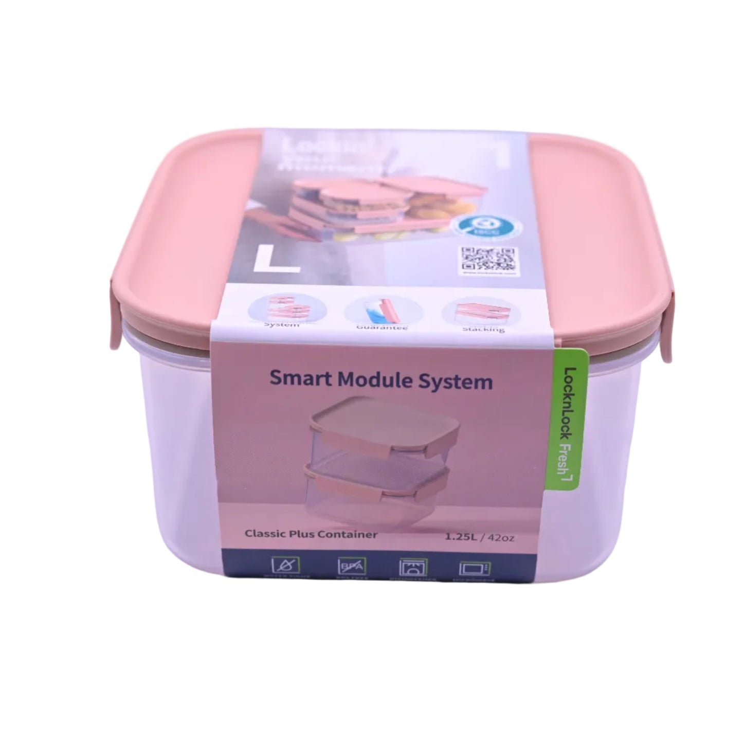 Classic Plus Square Storage Container 1.25L PIK LHPL452PIK