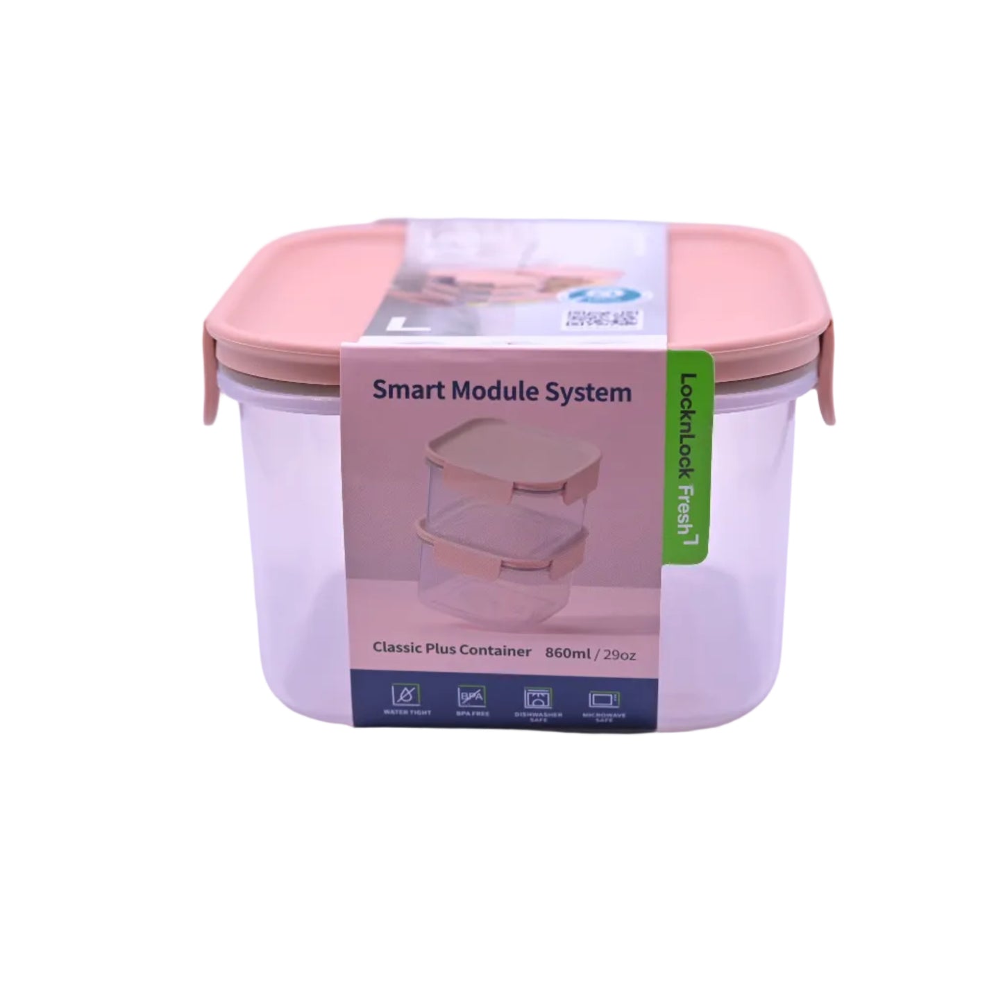 Classic Plus Square Storage Container 860ML PIK LHPL451PIK