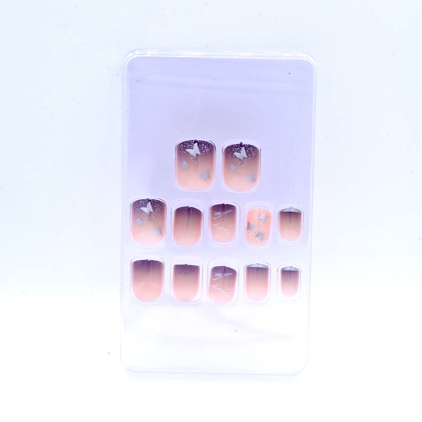 Trendy Nails TD 157 LMU 014 Reusable Press On Nails Set