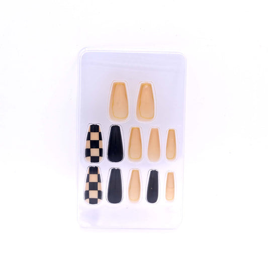 Trendy Nails TD 157 LMU 023 Reusable Press On Nails Set