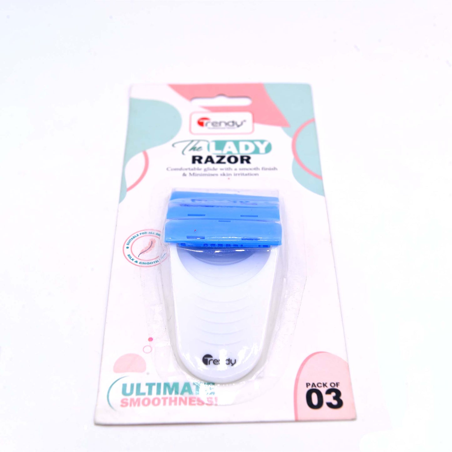 Trendy Body Razor 3 Pcs TD 397 Smooth Shaving Set
