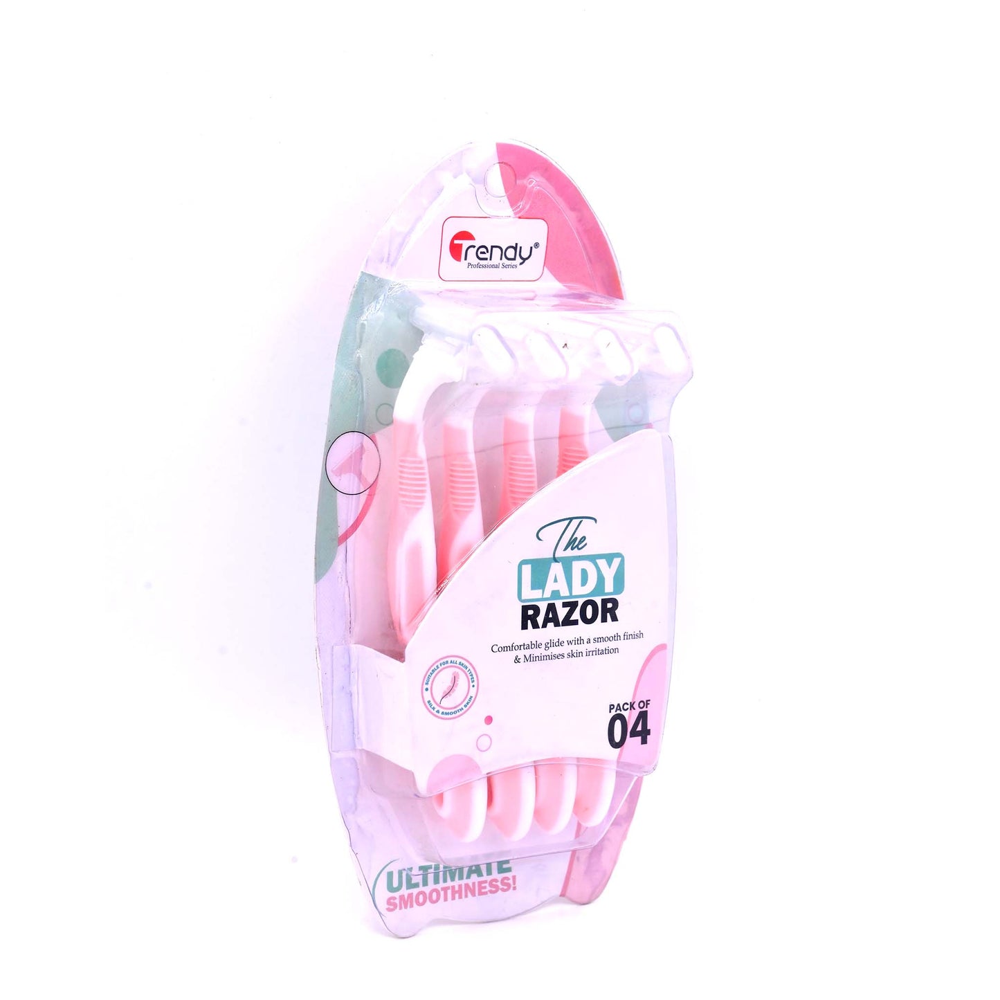 TRENDY BODY RAZOR TD 396 Pack of 4 Gentle Women’s Shaving Razor
