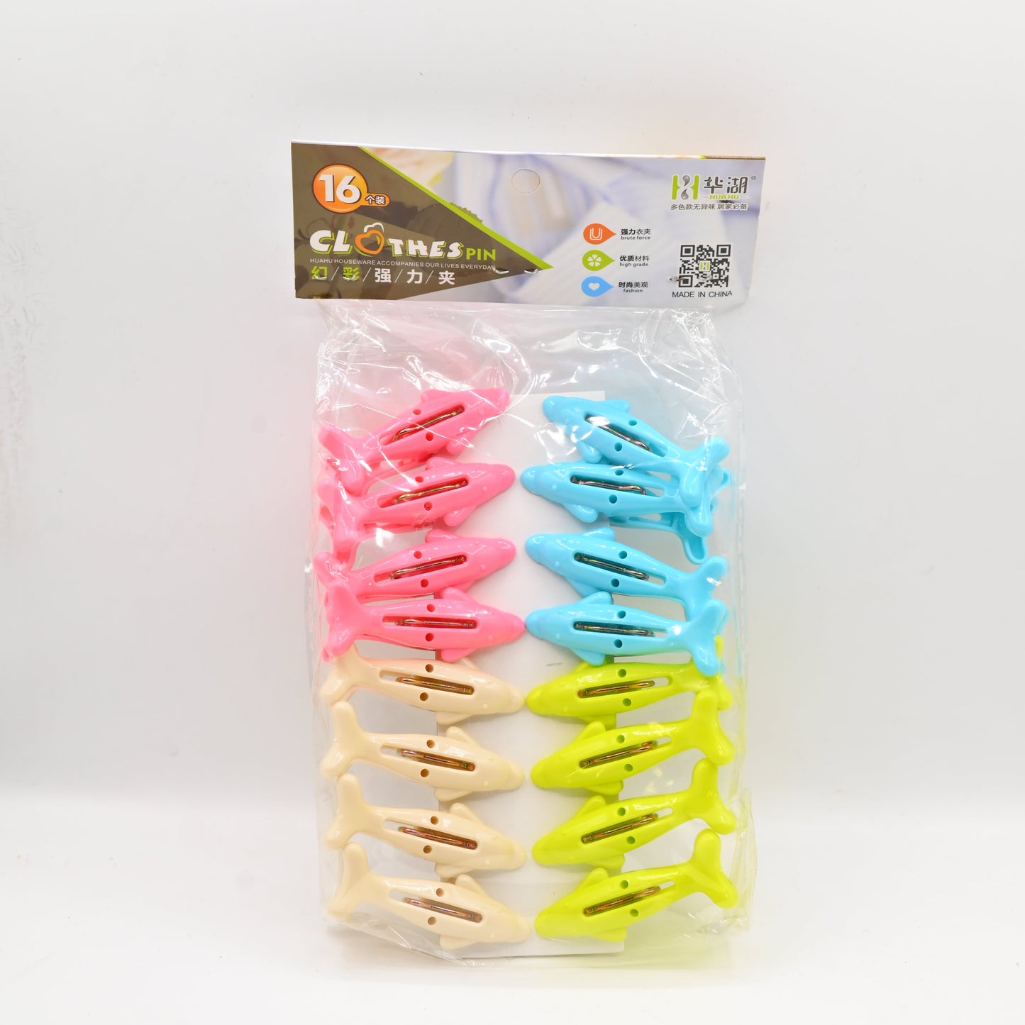 Cloth Clips 16 Pieces DM1388