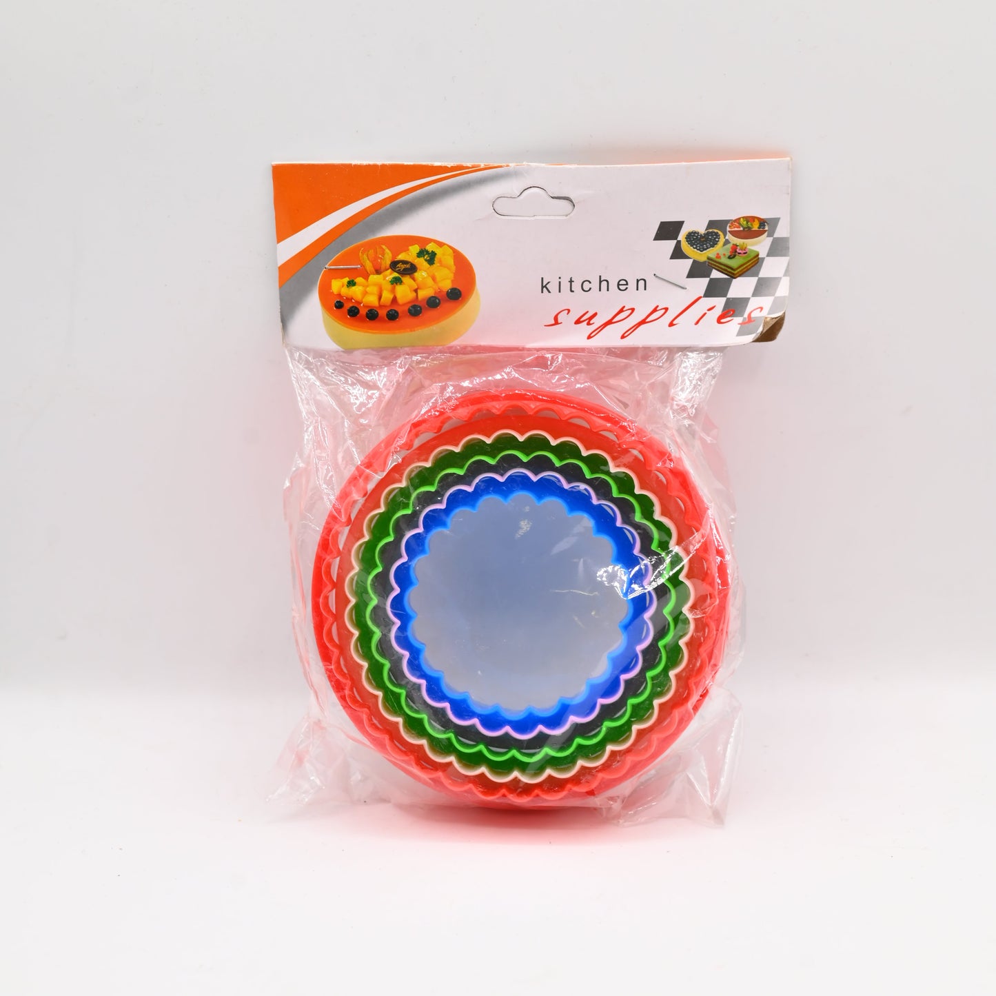 Kitchen Supplies Round Cookies Cutter 5P 1128