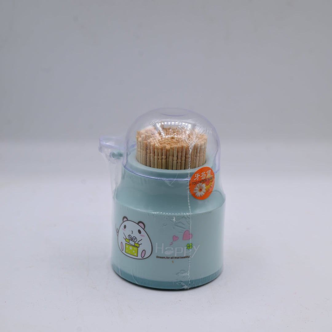Tooth Pick W/Holder Wood Hh-2108