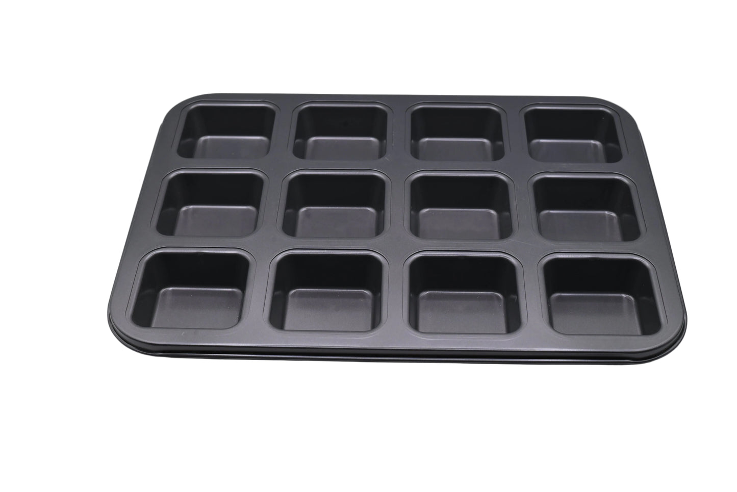 Muffin Baking Tray 12 Cup Sqr 0.4Mm