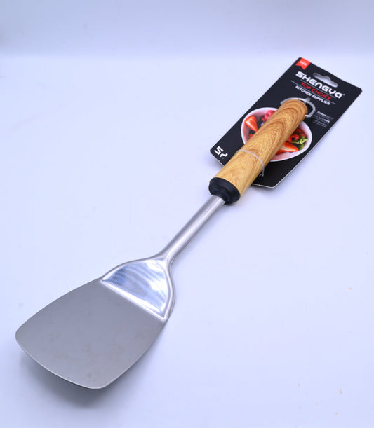 Shengya Stainless Steel Cooking Palta with Wood Handle K0955T