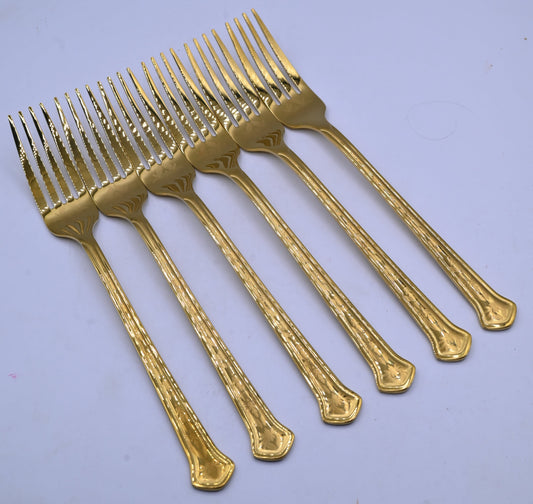 Ayd Golden Dessert Fork Set 6 Pieces