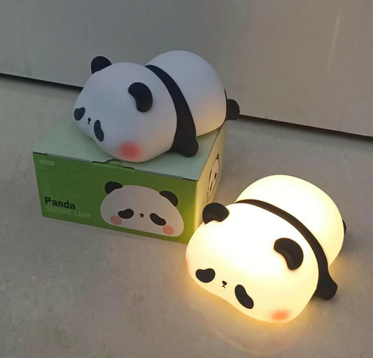 Rechargeable Panda Lamp - Cute Panda Night Light - Soft Silicon Lamp For Room Decoration - Panda Lamp