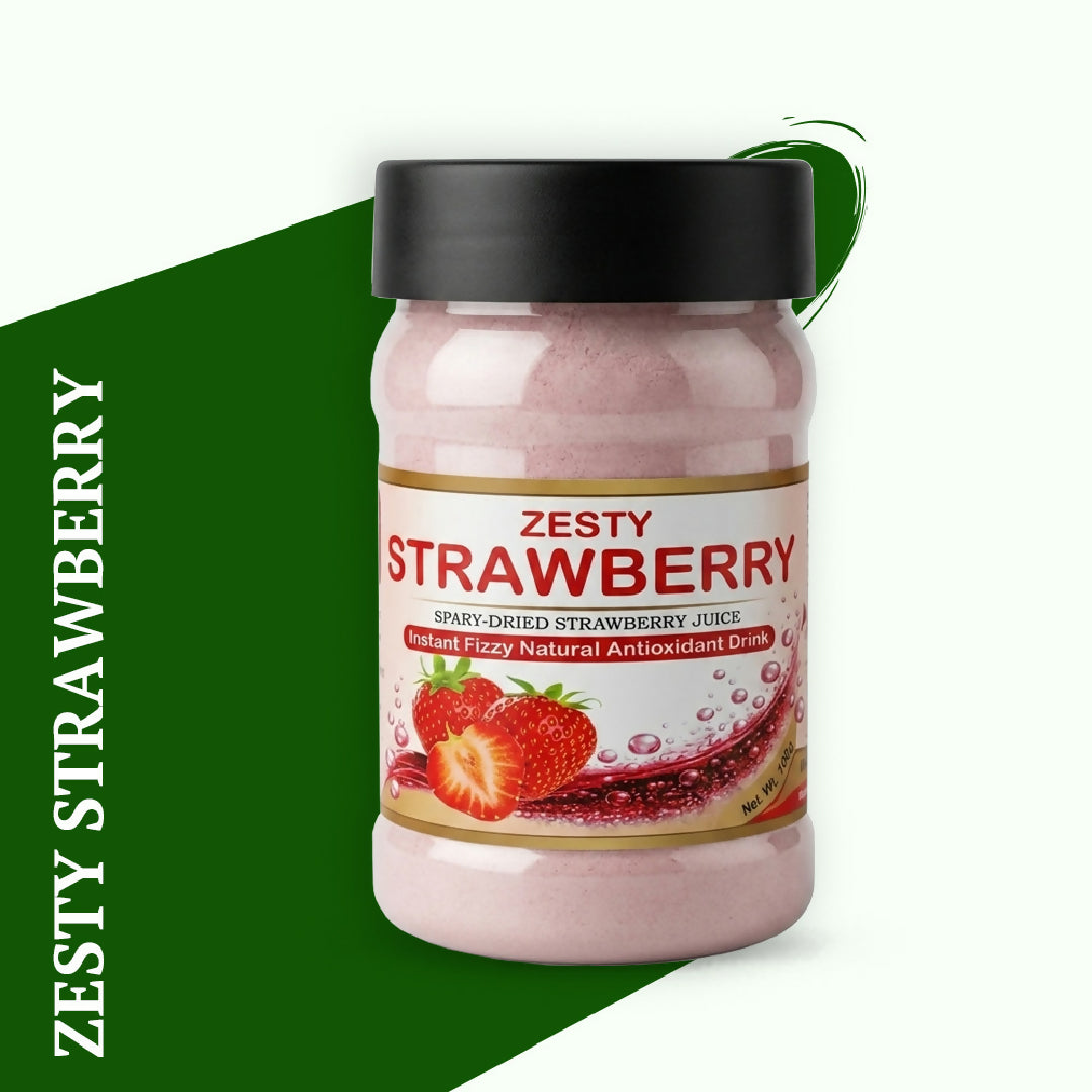 Zesty Strawberry Instant Fizzy Drink