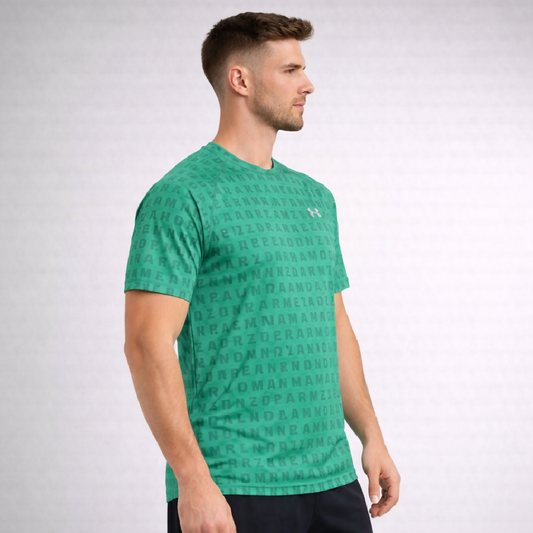 Mens Dry Fit Performance T Shirt Emerald Green