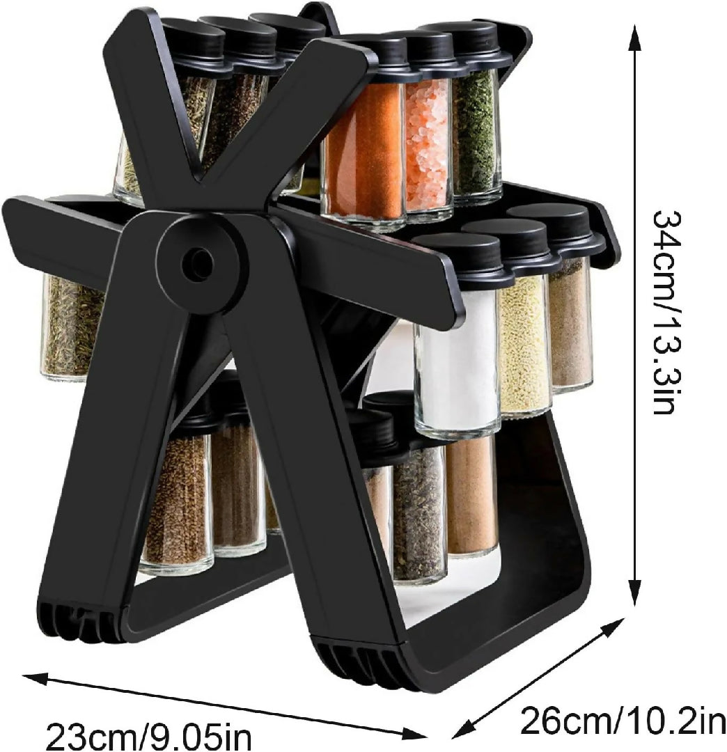 360 Rotating 18 pcs Ferris Wheel Spice Rack