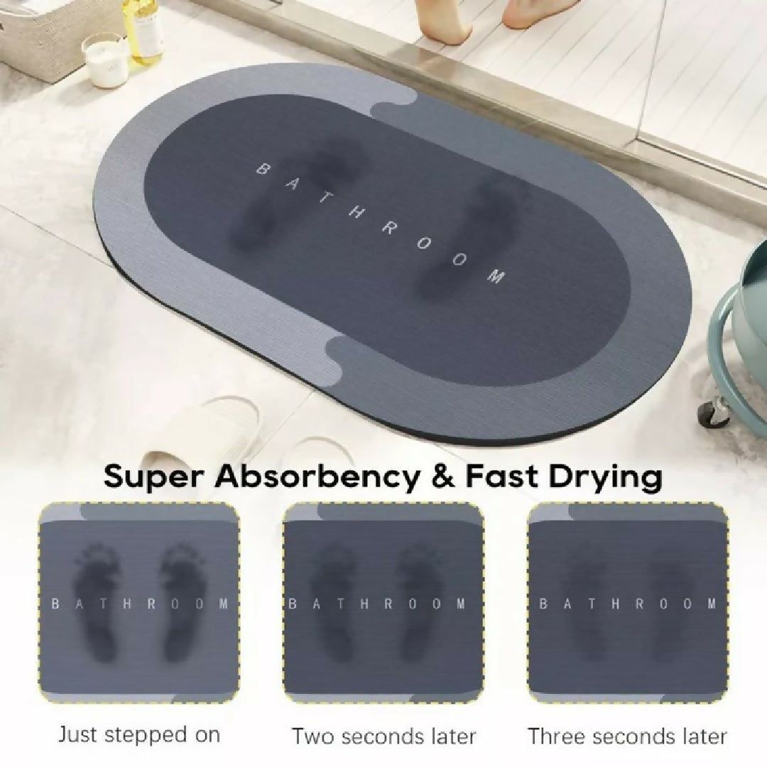Super Absorbent Non Slip Bathroom Floor Mat