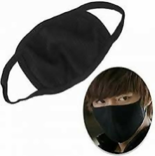 First Choice Anti Dust Washable 5pcs Face Cover DUST POLLUTION proof Unisex Mens Womens Cycling Wearing Respirator Black