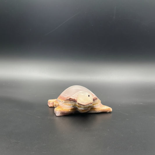 Handcrafted Marble Turtle Figurine 4 Inch