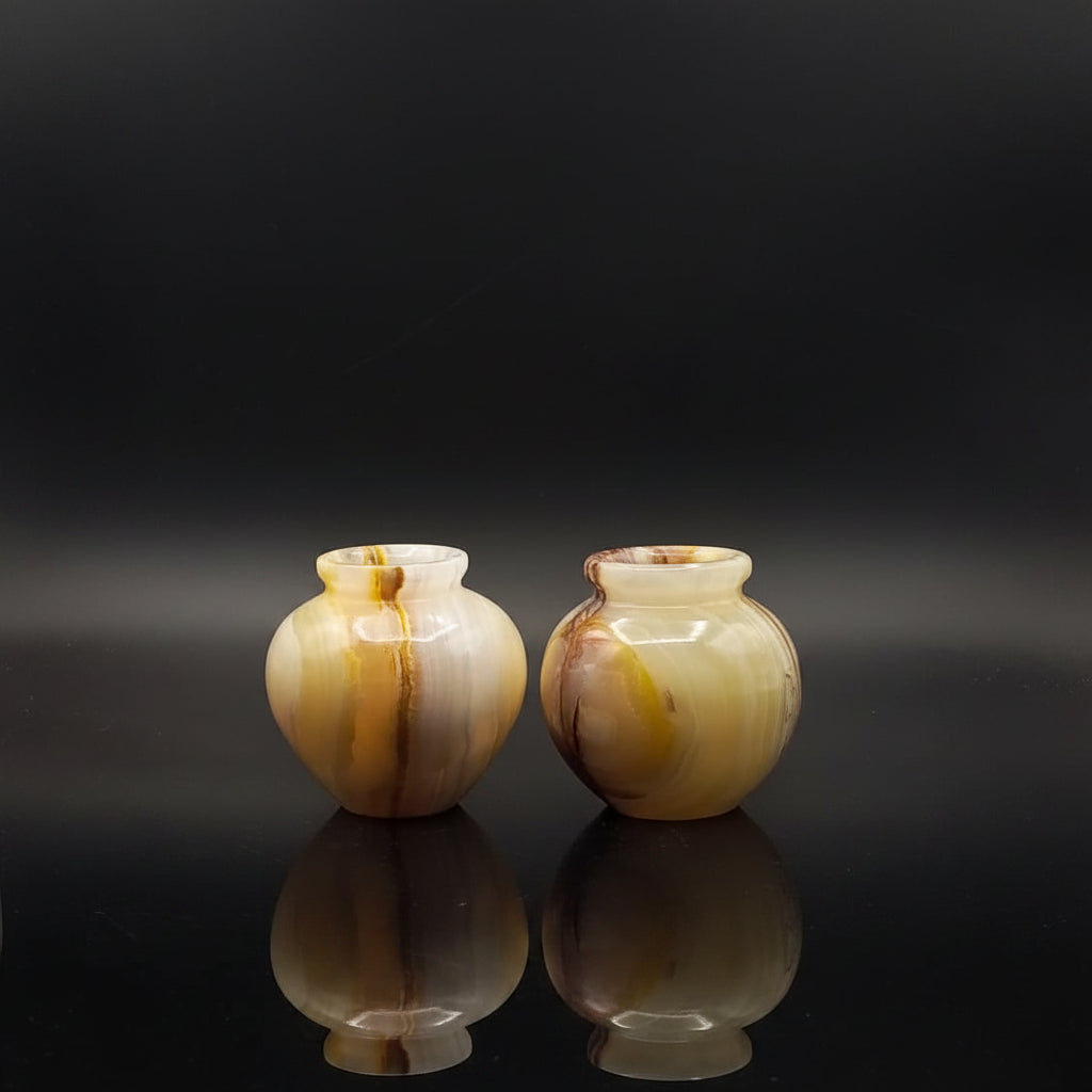 Handcrafted Marble Matki Decor