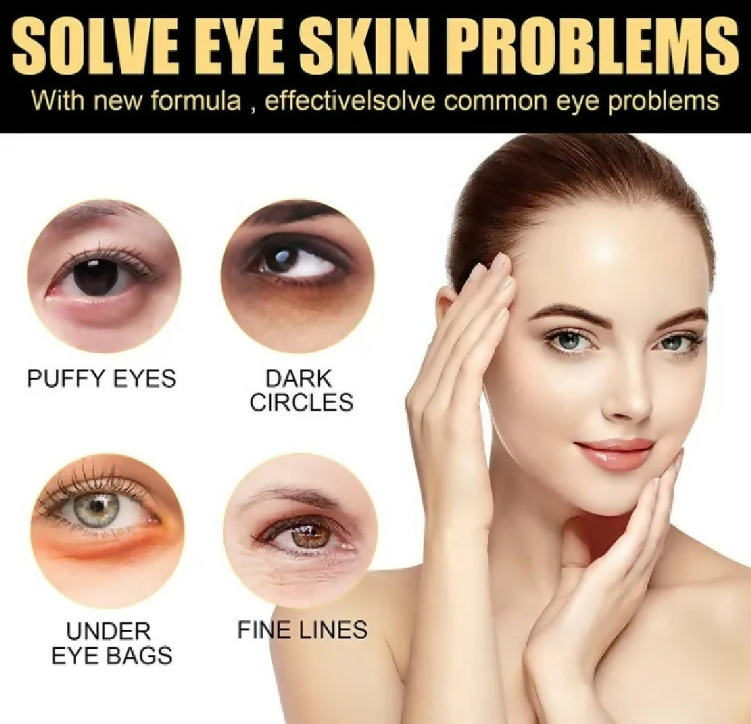 FORT Eye Gel For Wrinkles And Dark Circles Anti Aging Brightening Under Eye Care