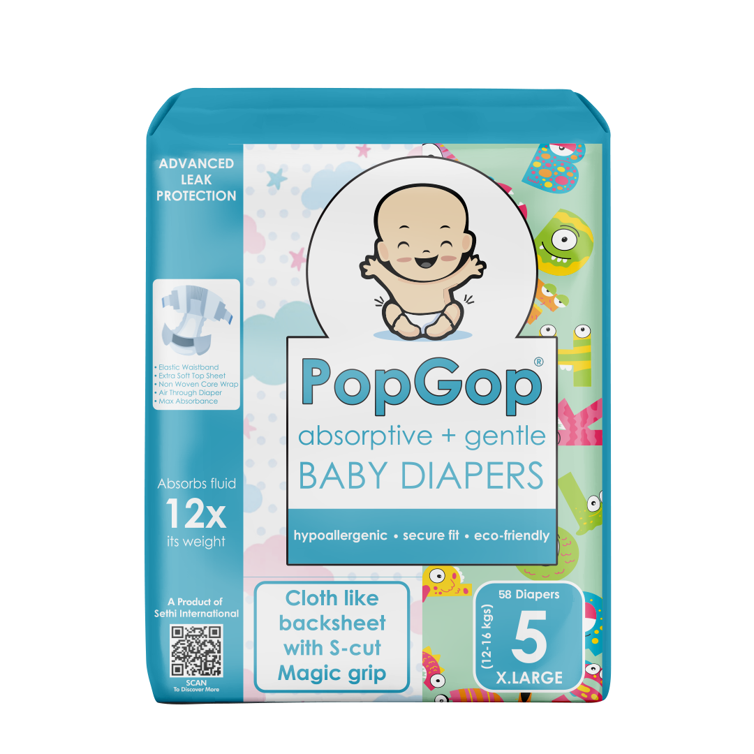 Popgop® Jumbo Packing (Size 5) X-Large 58 pcs