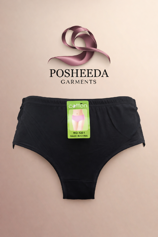 Posheeda Premium Cotton Brief Panty Full Coverage Cotton Underwear