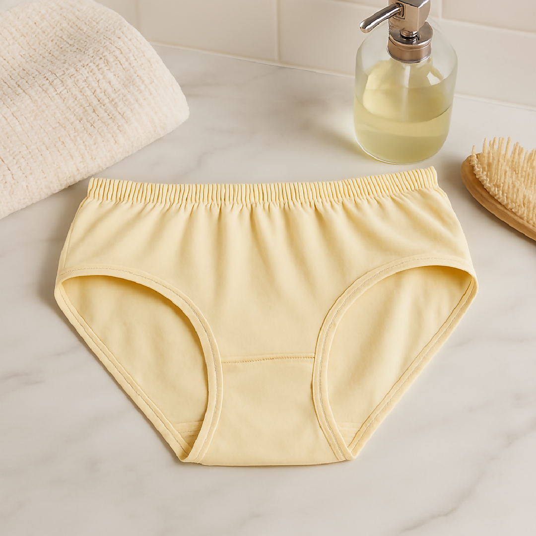 High Quality Pure Cotton Soft Fabric Panty - Comfortable Everyday Wear - Skin - S M L - Large