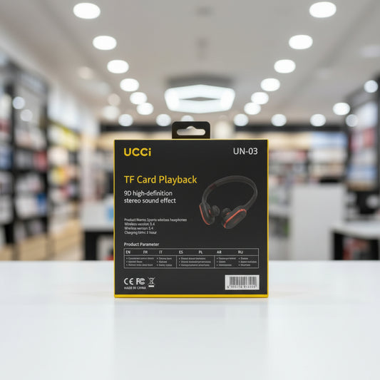 UN 03 Sport Wireless Neckband 80 Hour Battery And Digital LED Display