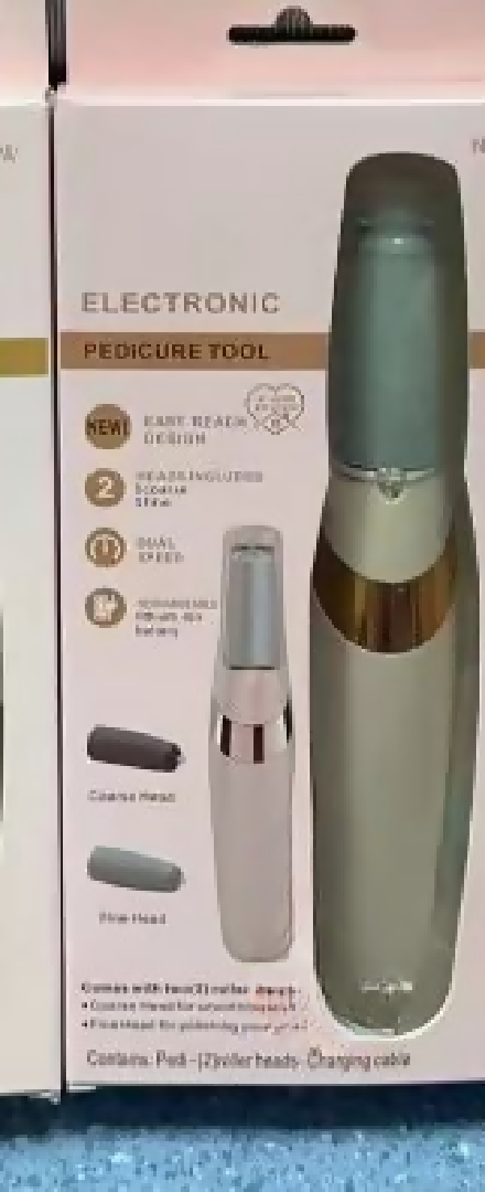 Rechargeable Electric Pedi Foot Filer – Powerful Callus Remover for Cracked Heels and Dead Skin Smooth Soft and Salon Quality Feet at Home