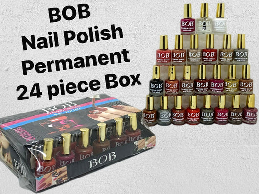 Pack Of 24 BOB Permanent Nail Polish