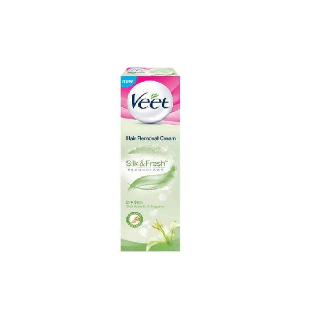 Veet Silky Fresh Hair Removal Cream for Normal Skin with Moisturising Lotus Flower Extract 25gm