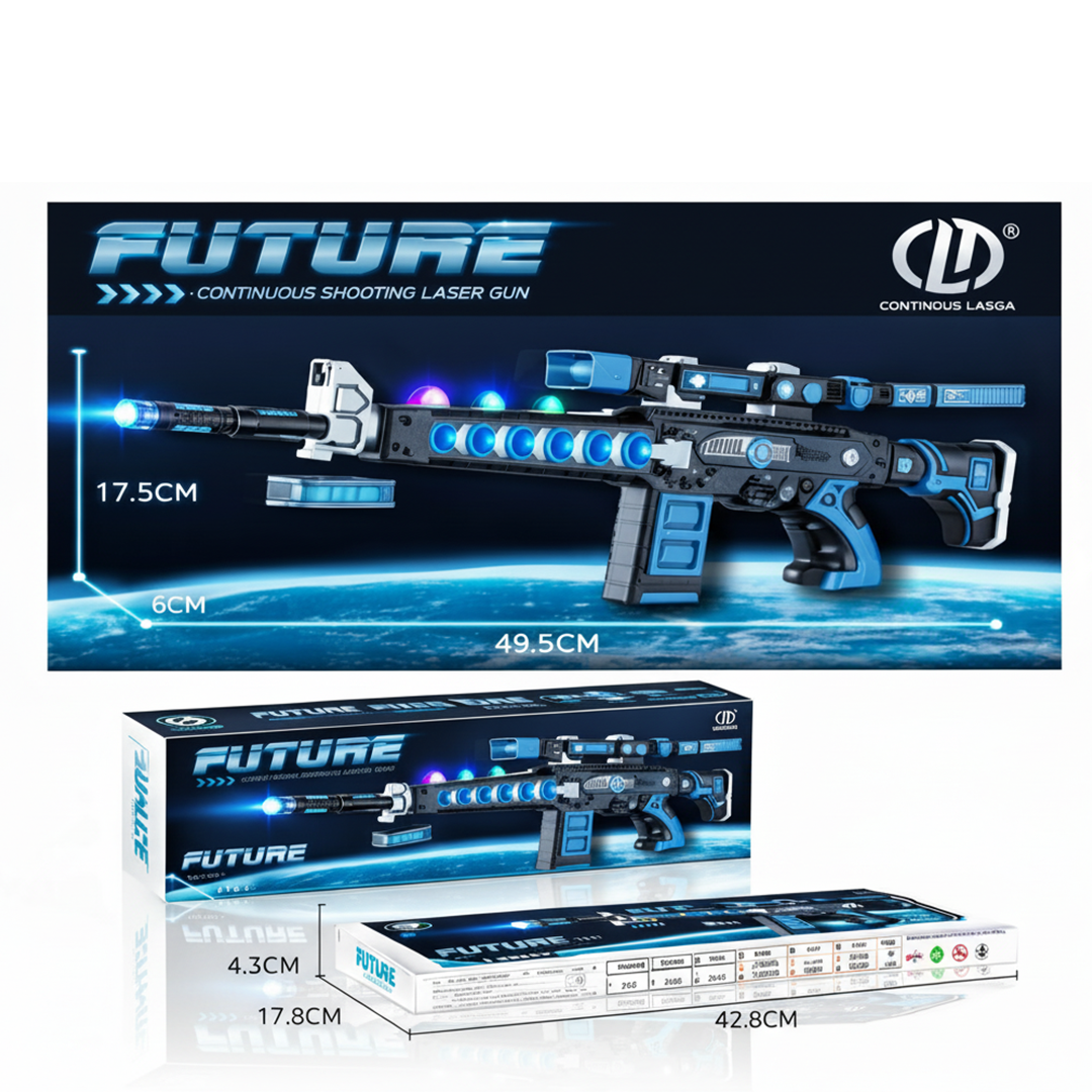 Future Shooting Simulation Toy Gun for Kids