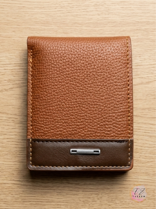 Leather Brown And Black Wallet
