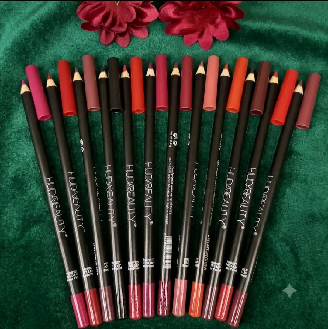 Huda Beauty Lip Liner Pack of 12 Shades