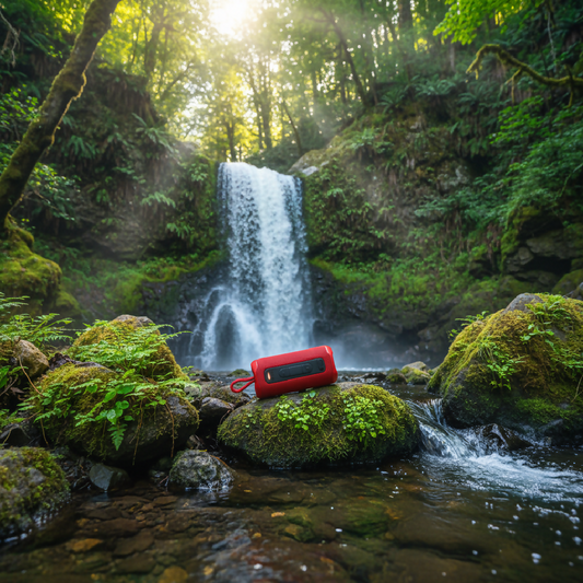 GRIP Audio Red Bluetooth Speaker