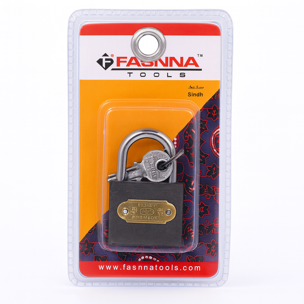 Fasnaa LockPad 50MM Durable Metal Lock for Home Office and Outdoor Security