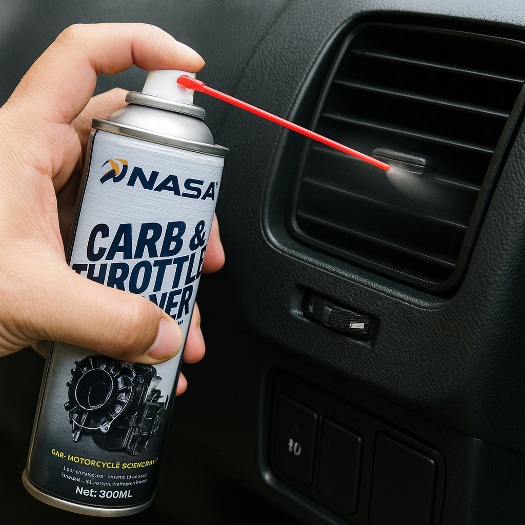 NASA Carb and Throttle Cleaner 300ML High Performance Engine Spray for Cleaning Carburetors and Throttle Bodies