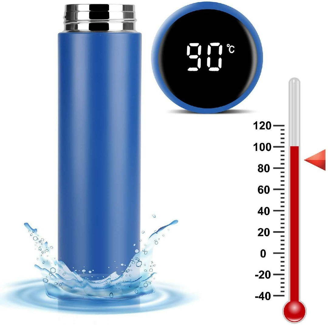 Smart Thermos Water Bottle LED Digital Temperature Water Bottle Display Stainless Steel Coffee Thermal Vaccum Mug Intelligent Insulation Cups Vacuum Flask Temperature Bottles