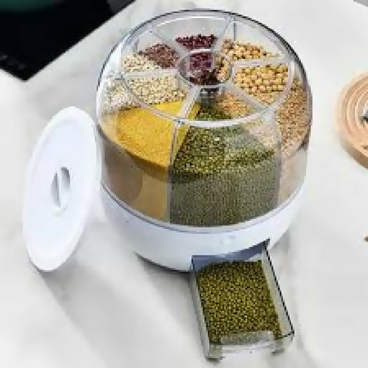 5kg Revolving 6in1 Cereal Dispenser In Stock Best Product For Kitchen Masalas