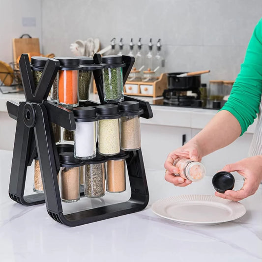 360 Rotating 18 pcs Ferris Wheel Spice Rack