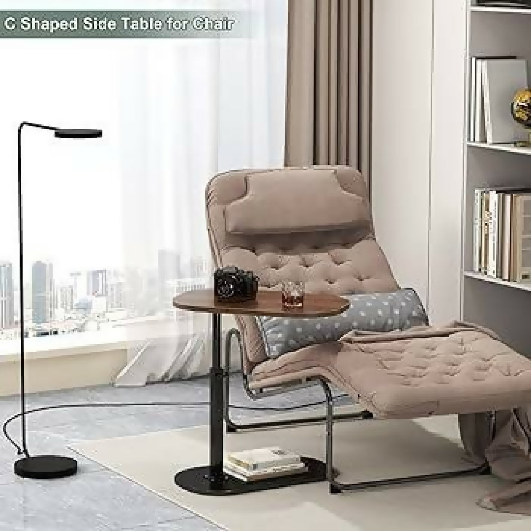 C Shaped Sofa Side Table