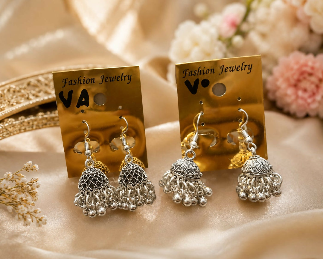 Kashmeri jhumka earrings