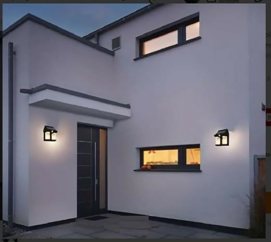 Outdoor Solar Wall Lamp Outdoor Tungsten Lamp Induction Garden Lamp Garden Villa Night Lamp (pack of 1)