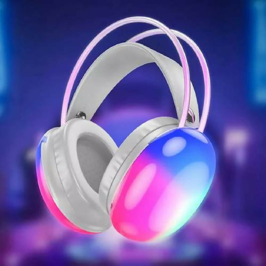 RGB Wireless Headphone With Mic Bluetooth High Quality Sound Rechargeable Battery