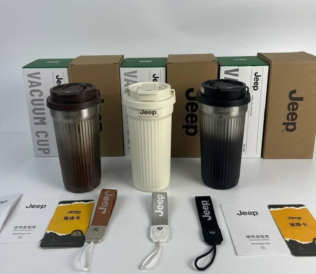 Jeep 500ml Coffee Cup in Black