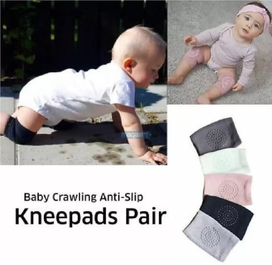 Ultimate 4-in-1 Baby Safety and Growth Bundle - Anti-Slip Knee Pads - Head Shaping Pillow - Fruit Feeder Pacifier and Adjustable Cloth Diaper