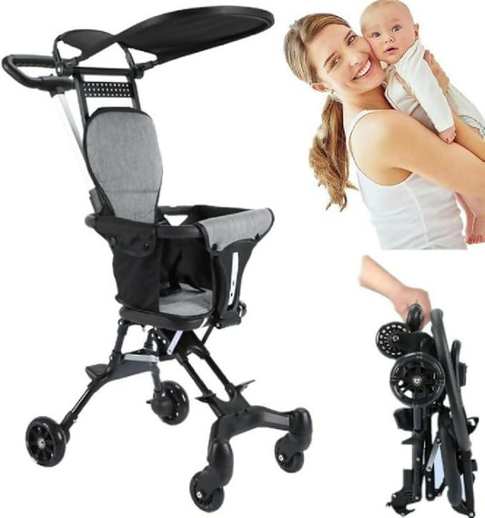Luxury Baby Tricycle Stroller with Sunshade 3 in 1