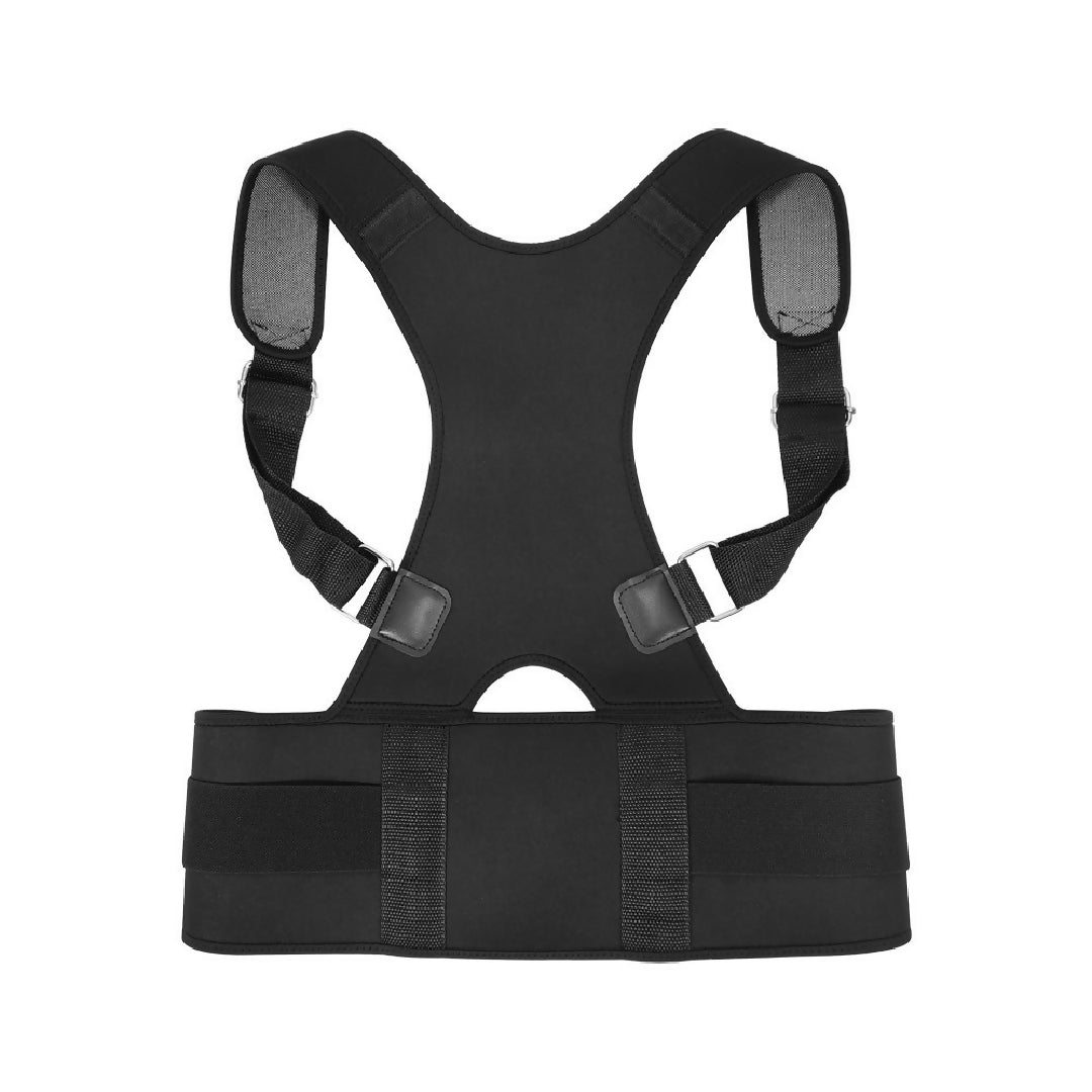 Adjustable Magnetic Posture Corrector Back Brace Support Belt for Upper Back Pain Relief Standard Size